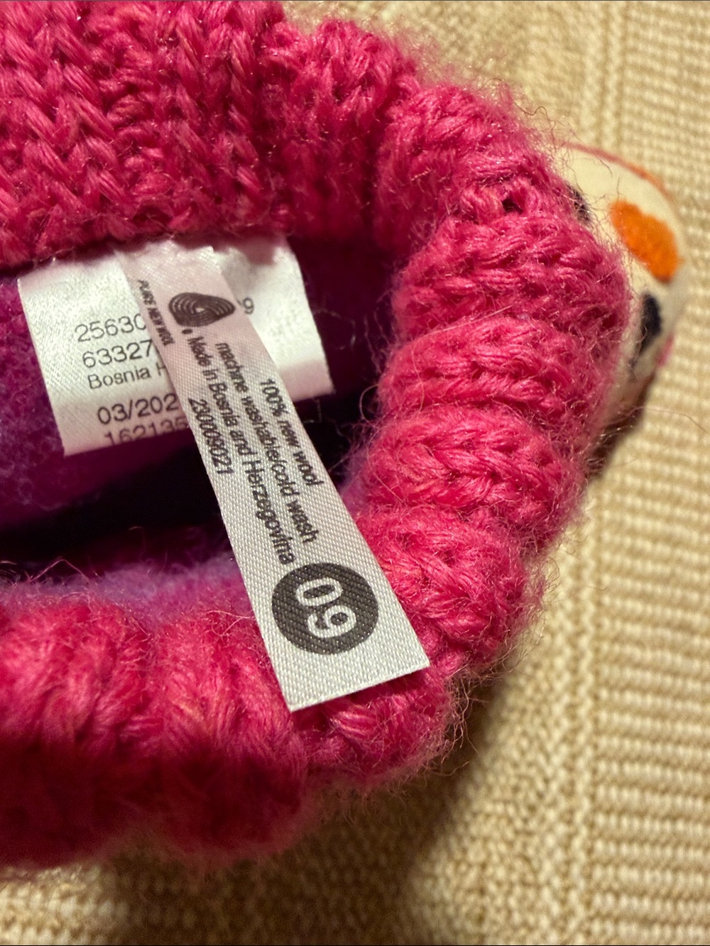 Garnet Hill Kids Boiled Wool Slippers - Picture 8 of 8